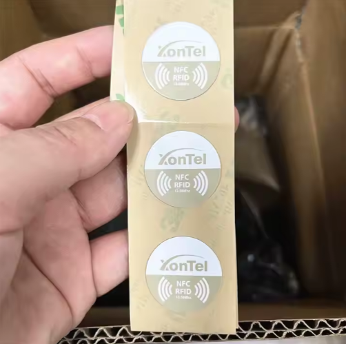 Writable 25mm Round NTAG213 Stickers