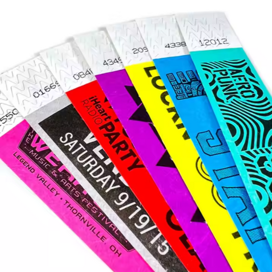 Custom 1" Tyvek Wristbands