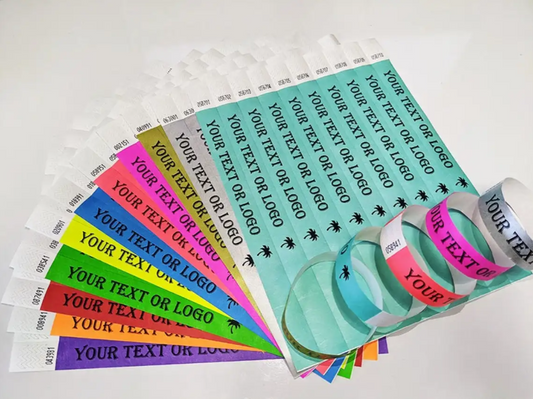 Custom 1" Tyvek Wristbands